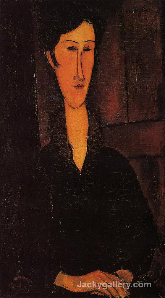 Portrait of Madame Zborowska by Amedeo Modigliani paintings reproduction